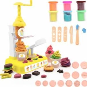 Aditi Toys 6 Color Play Dough Ice Cream Maker Set