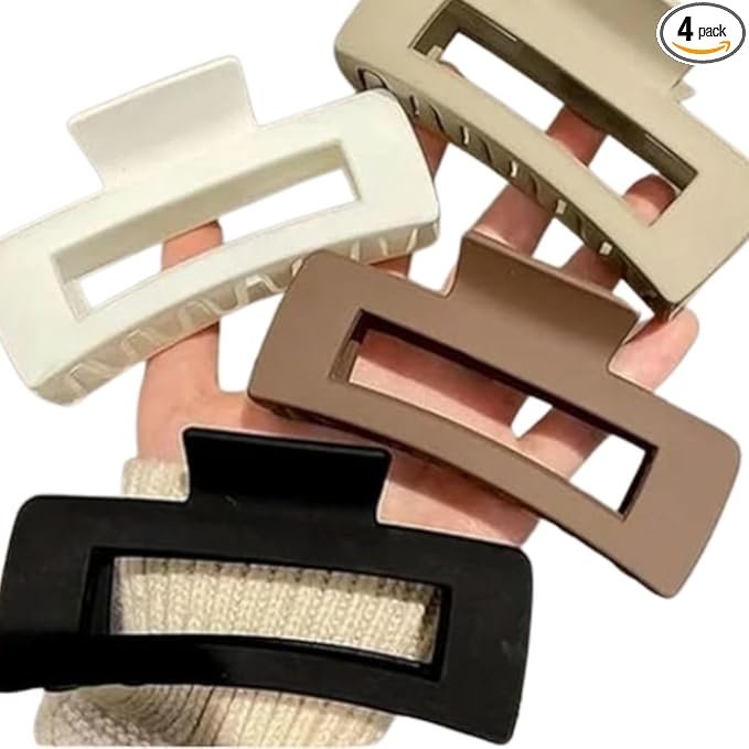 CULPEO 4 Pcs Matte Hair Clutcher Clips for Women - Image 2