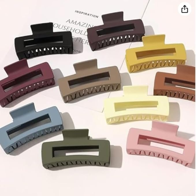 CULPEO 4 Pcs Matte Hair Clutcher Clips for Women - Image 4