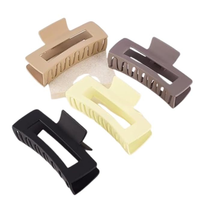 CULPEO 4 Pcs Matte Hair Clutcher Clips for Women