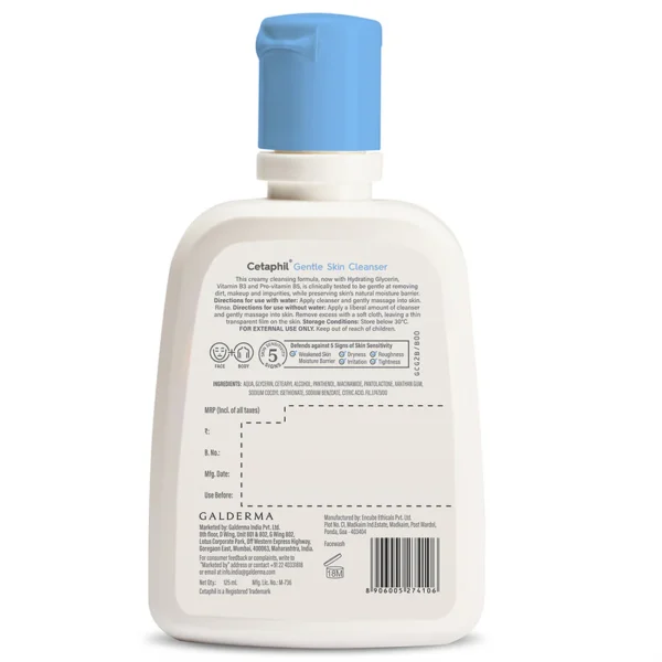Cetaphil Gentle Skin Cleanser 125 ML | NestShobha recommended - Image 2