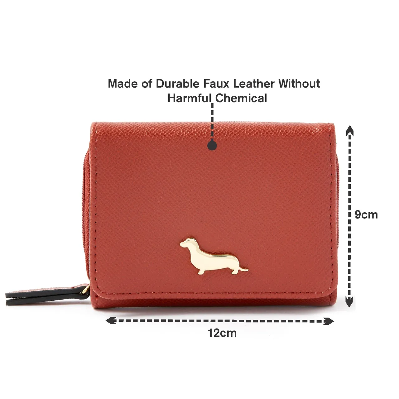 London Women’s Faux Leather Sausage Dog Coin Purs2-NestShobha - Image 4