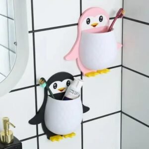 NestShobha Penguin Wall Mount Holder – Multipurpose Storage Organizer