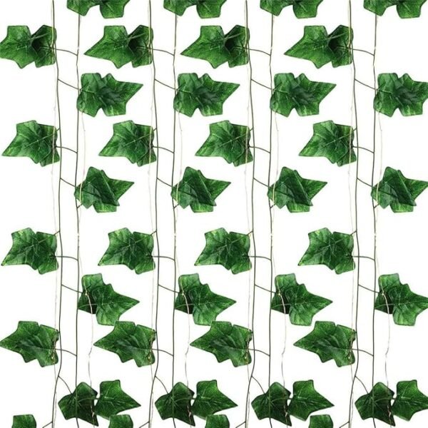 Money plant string light with warm LED glow. - Image 4