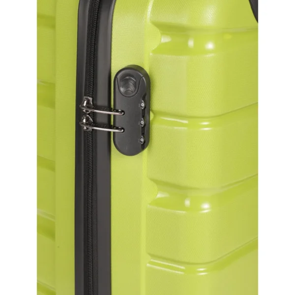 Lime Green Textured 32.2L Retractable Trolley Bag (Size S) - Image 6