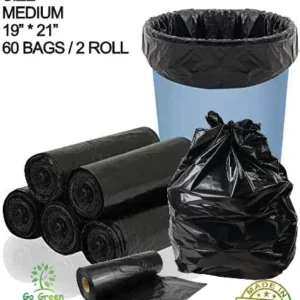 NestShobha 100% Oxo-Biodegradable Garbage Bags – Pack of 2 | Eco-Friendly, Durable & Leak-Proof