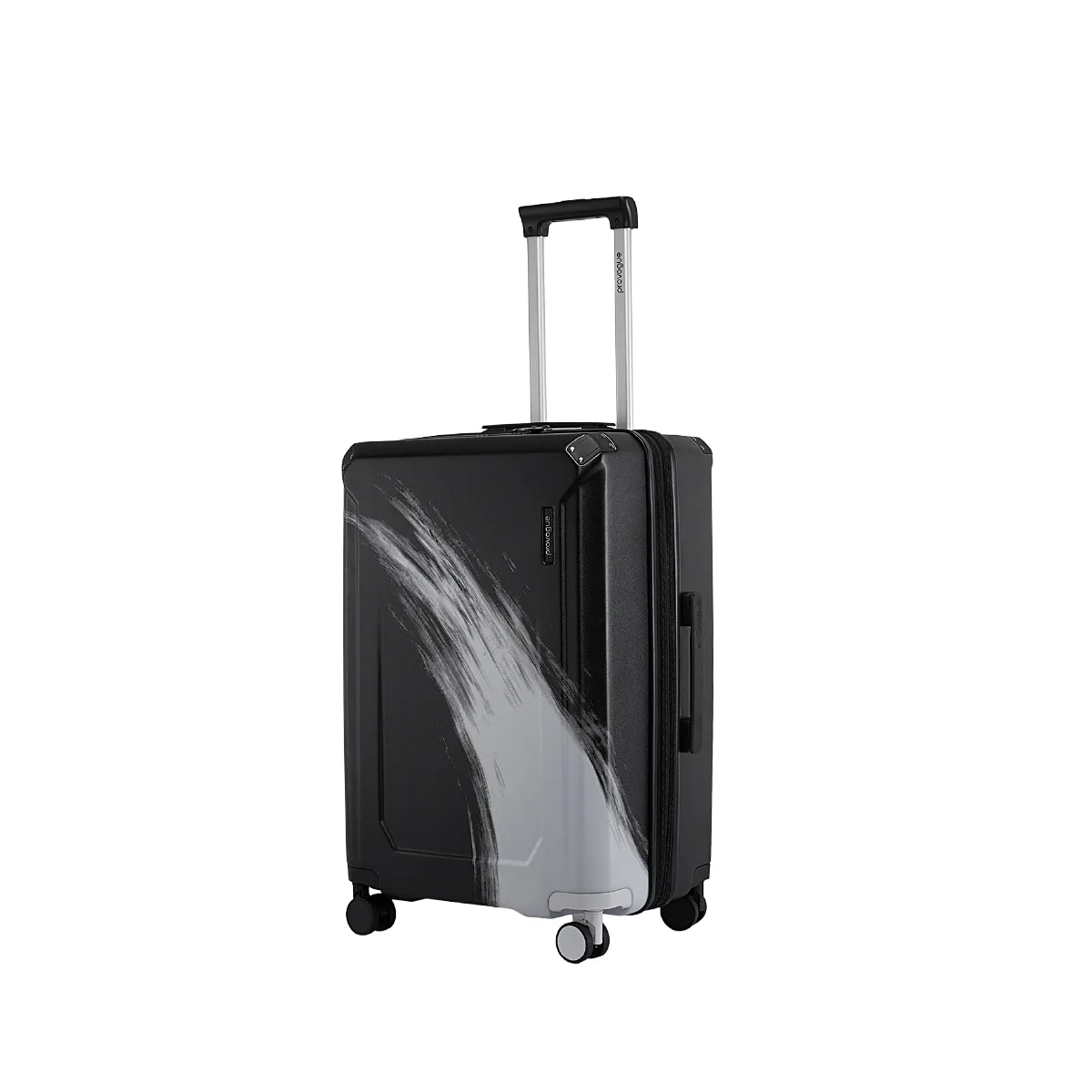 Provogue Wave Midnight Black 65cm Hard-Sided Polycarbonate Medium Luggage