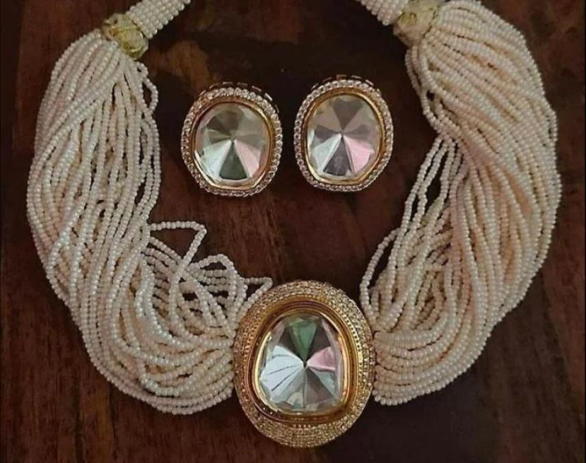 Small Pearl Jewellery Set โ Gold Plated, Adjustable