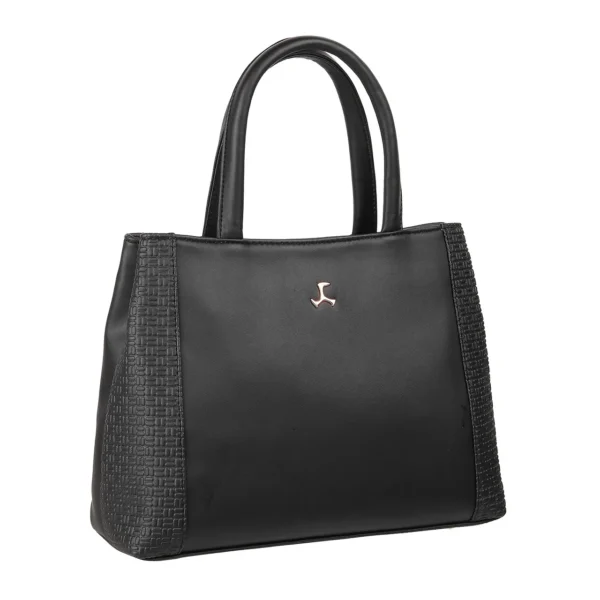 Mochi Women’s Premium Black Textured PU Shoulder Bag – Elegant, Spacious & Durable Handbag - Image 5