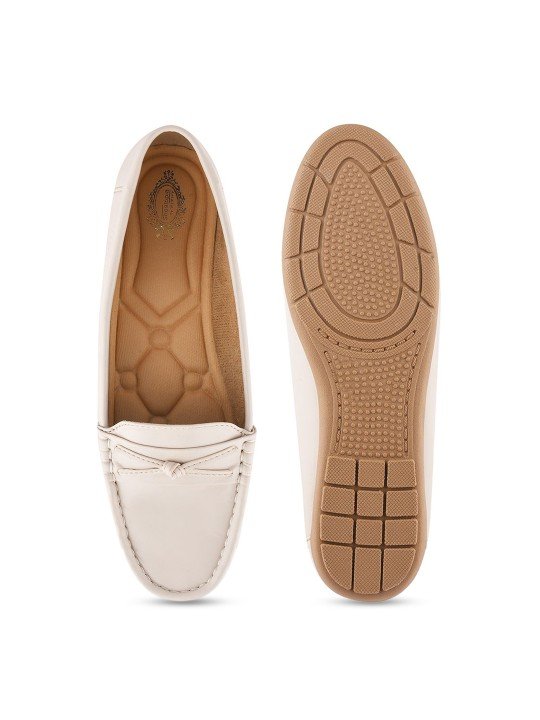 Shoetopia Women Solid Slip-On Loafers- NestShobha - Image 6