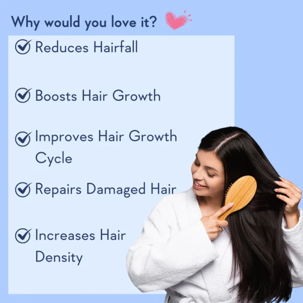 Hair Growth Serum Concentrate – Reduces Hair Fall, Boosts New Growth & Increases Hair Density | Lightweight & No Side Effects - Image 6