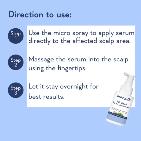 Hair Growth Serum Concentrate – Reduces Hair Fall, Boosts New Growth & Increases Hair Density | Lightweight & No Side Effects - Image 8