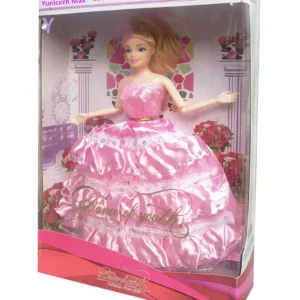 Yunicorn Max Barbie Doll with Movable Joints – Pink | Height: 33 cm