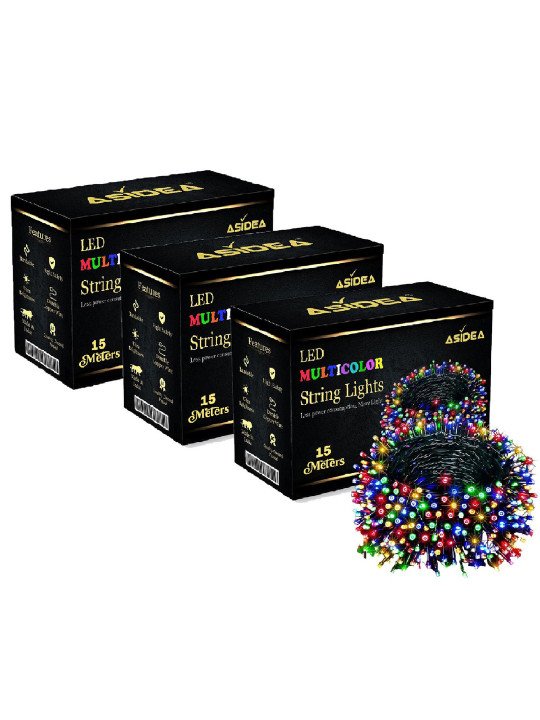 Multicolor 15m Diwali String Light Set