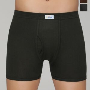 Amul Comfy Men’s 100% Cotton Assorted Trunks – Pack of 3 (XXL)