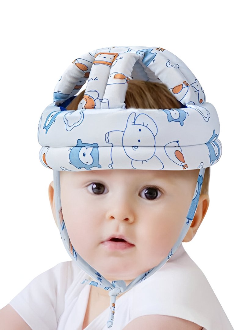 I Love Animals Blue Cushioned Safety Helmet