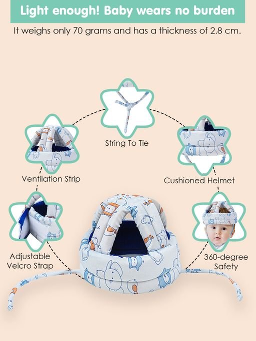 I Love Animals Blue Cushioned Safety Helmet - Image 5