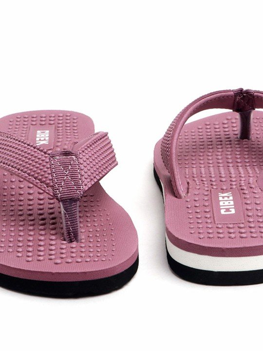 Pink Solid Women Thong Flip-Flops – EVA Comfort Sole - Image 3