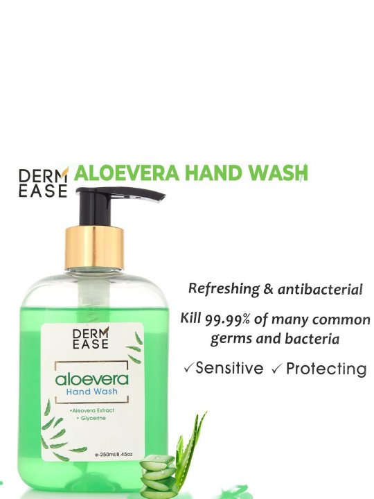 Dermease Aloe Vera Hand Wash 250ml - Image 3