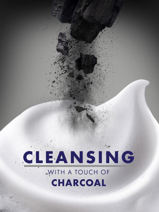 Men Charcoal Pre-Shave Foam 196g - Image 2