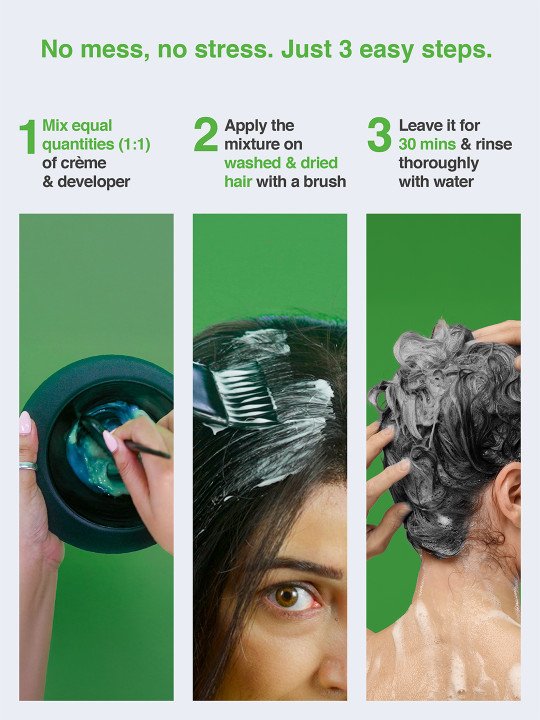 Rich Crème No-Ammonia Dark Brown Hair Color - Image 3