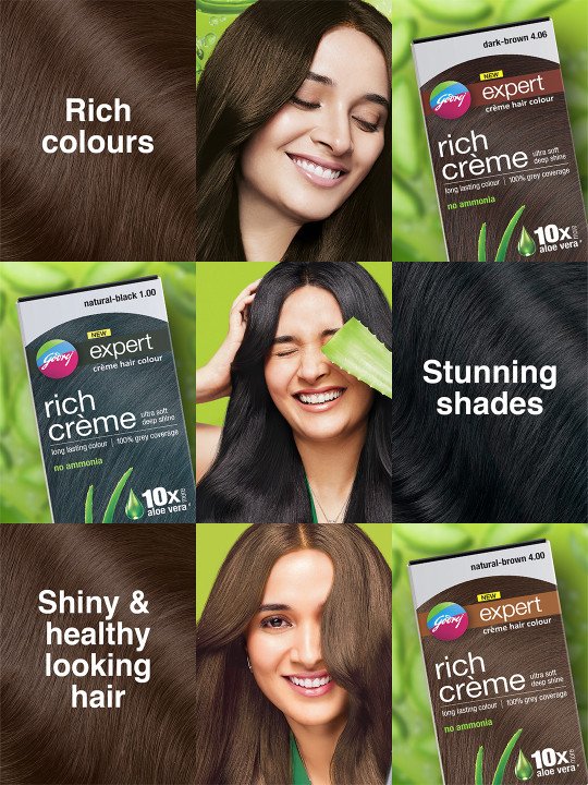 Rich Crème No-Ammonia Dark Brown Hair Color - Image 5