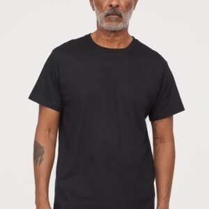 Men’s Regular Fit Solid Cotton Jersey T-Shirt