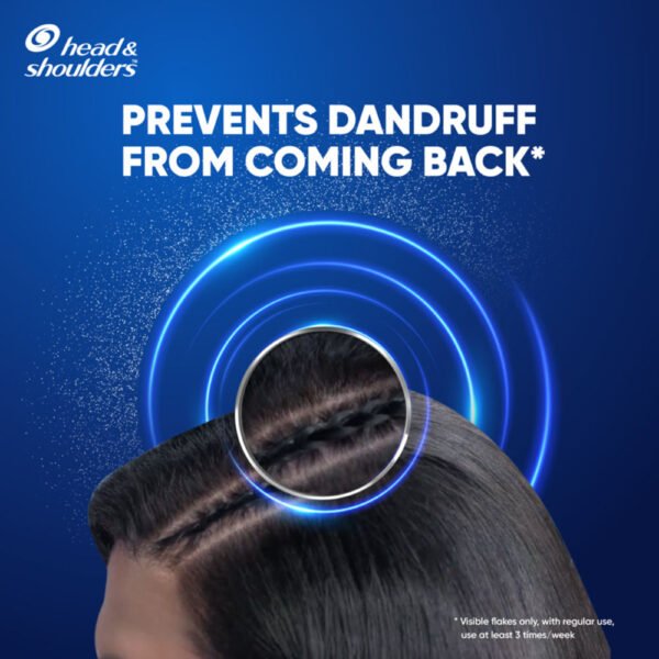 Head & Shoulders Cool Menthol Anti-Dandruff Shampoo – 1L - Image 2