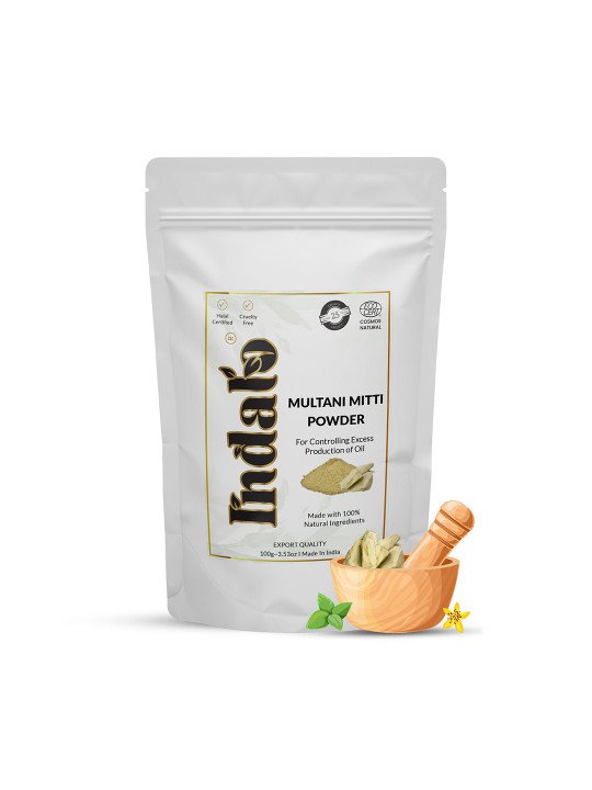Indalo Multani Mitti Powder for Skin & Hair Repair 100g
