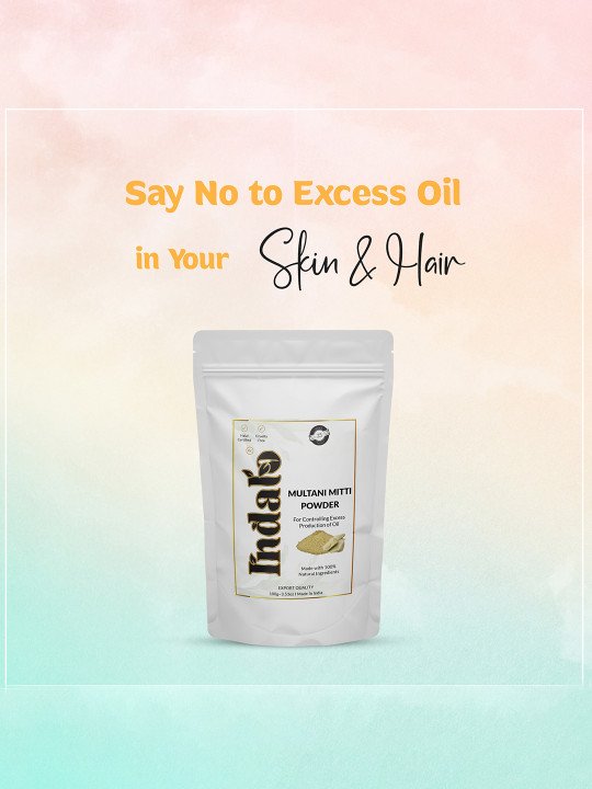 Indalo Multani Mitti Powder for Skin & Hair Repair 100g - Image 4