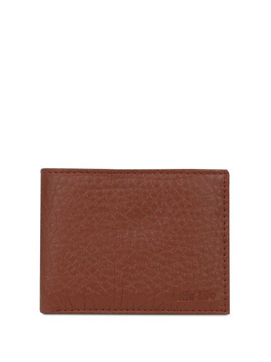 Men’s Tan Two-Fold Wallet with 8 Card Holders & 2 Compartments - Image 4