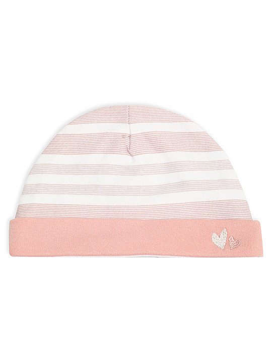 Unisex Kids Pink Beanie & Booties - Image 2