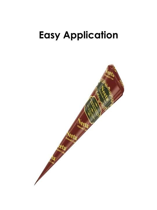 Natural Henna Mehendi Cone Set – 12 Pcs - Image 4