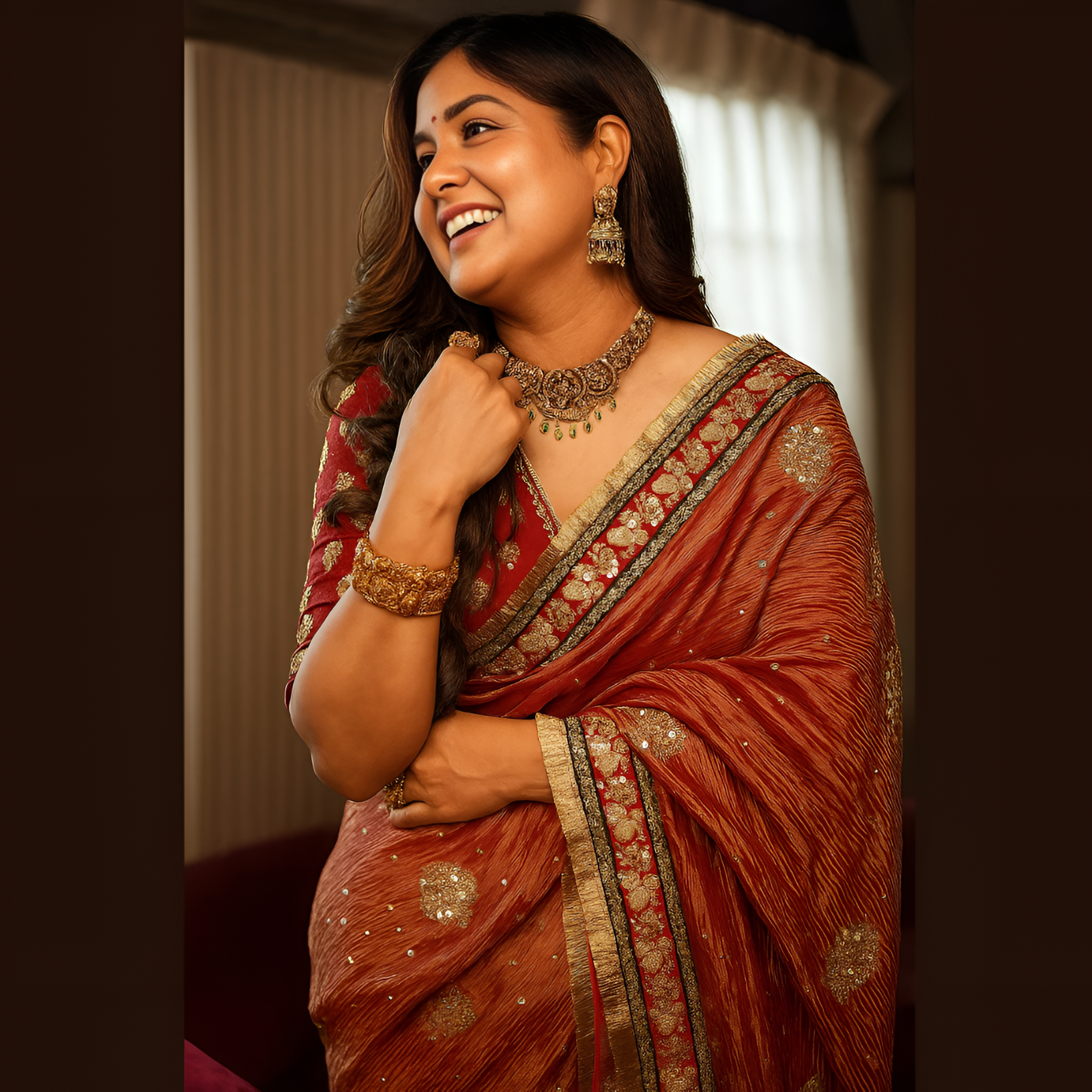 Recycled polyester activewear set in matching colors with moisture-wicking technology