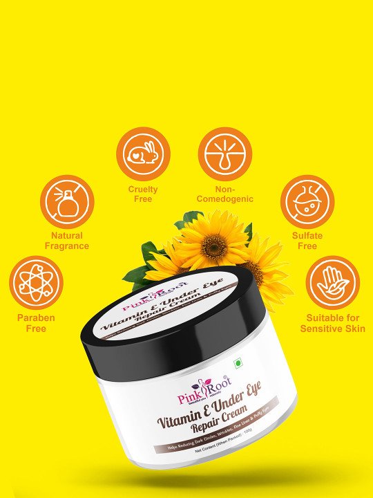 Vitamin E Under Eye Repair Cream – 100ml - Image 3