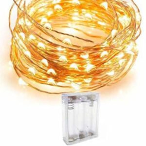Yellow & White 10m Rice String Lights
