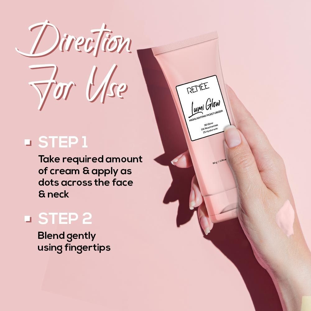 Renee Lumi Glow Moisturizer & Highlighter | Radiance with Niacinamide & Hyaluronic Acid - Image 3