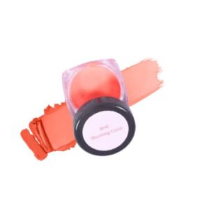 Matte Blush for Eyes, Cheeks & Lips with Vitamin E & Almond Oil – Blushing Coral (4g)