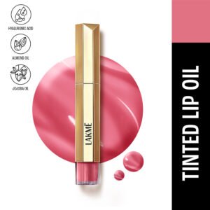 Lakmē 9to5 Overtime Shine Tinted Lip Oil ! Everyday Nude