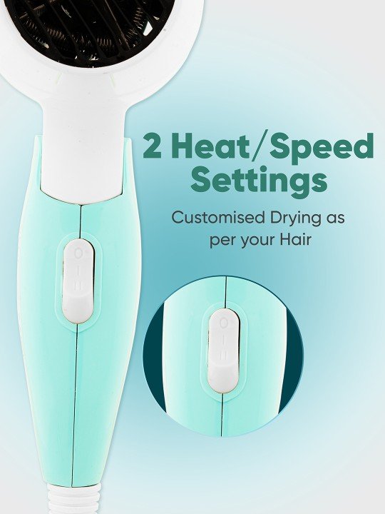 Insta Glam 1000W Foldable Hair Dryer - Image 2