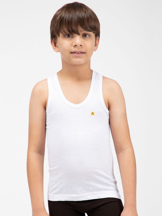 AMUL COMFY Boys Scoop Neck Cotton Innerwear Vests – Sleeveless, Regular Fit - Image 5