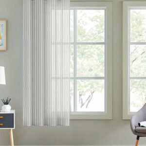 Cortina White Sheer Eyelet Curtain