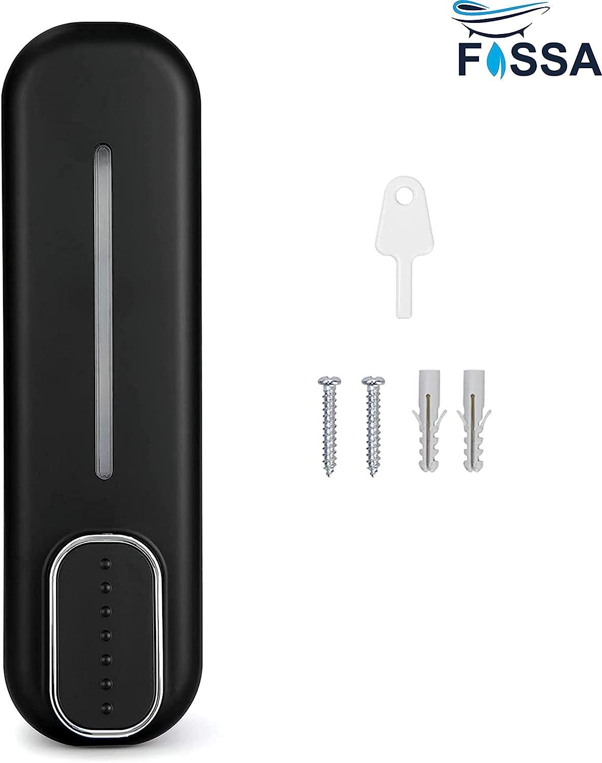 Fossa Wall-Mount Soap Dispenser 350ml – Manual Dispenser for Soap, Shampoo, Hand Cleanser, Shower Gel - Image 4