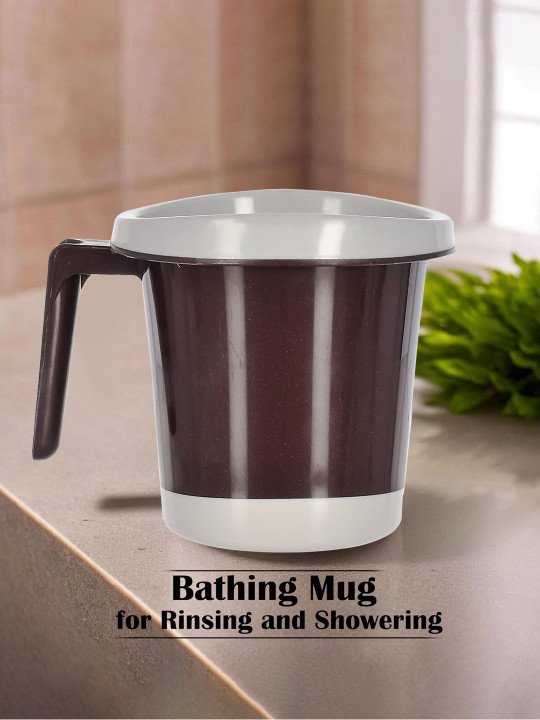 Brown Bath Accessories Set – 2 Pieces - Image 4