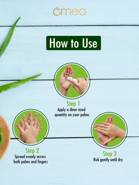 Omeo Aloe Vera Pocket Hand Sanitizer – 25ml - Image 6