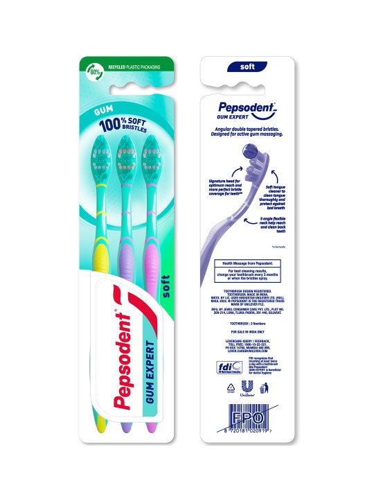 3Pcs Soft Bristle Toothbrush for Sensitive Gums & Teeth - Image 2