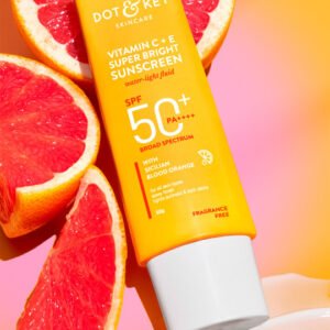 Dot & Key Vitamin C + E Sunscreen SPF 50 PA+++ – No White Cast, 50g
