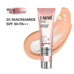 Lakme 9 to 5 Complexion Care Face Cream – Tinted Moisturiser | Beige | 30 gm