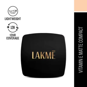 Lakme Forever Matte Compact – Natural Marble, 9gm
