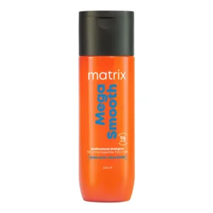 Matrix Mega Smooth Professional Shampoo with Shea Butter & Amino Acids | Anti-Frizz | 4-Day Smoothness | Paraben-Free | 200 ml